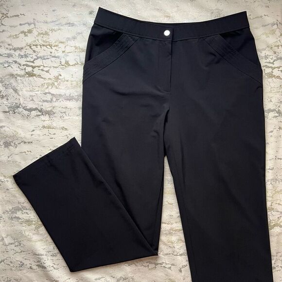Chico’s Weekends black casual ankle pants - Picture 2 of 12